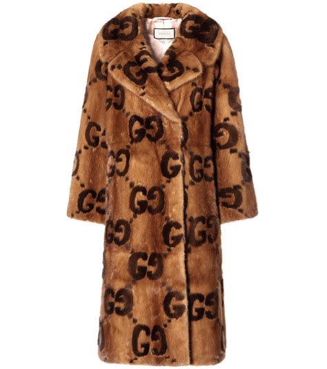 gucci coats and jackets|Gucci fur coats female.